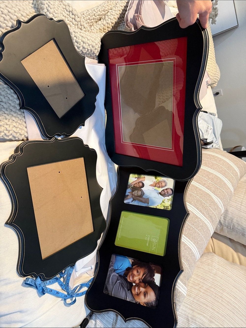 Hobby Lobby Black Scalloped Wall Picture Frame bundle